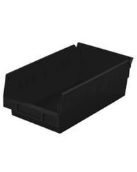 Shelf Bin, 11-5/8 x 6-5/8 x 4", Black AW30130BLACK Package Qty :12 ($3.53 EA)