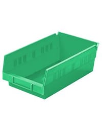 Shelf Bin, 11-5/8 x 6-5/8 x 4", Green AW30130GREEN Package Qty :12 ($3.53 EA)