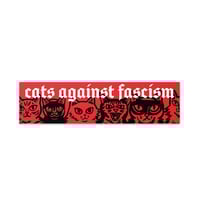 Image 1 of Cats Against Fascism Sticker