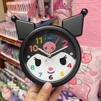 Image 3 of Kawaii Kuromi Clock