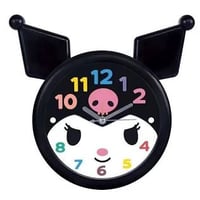 Image 1 of Kawaii Kuromi Clock
