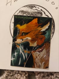 Image 1 of Fox & Chick Sticker 🦊🐤