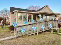 Image 8 of Giant Prop Lollipops, DIY Foam Candy for Lawn and Holiday Decorations