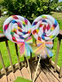 Image 5 of Giant Prop Lollipops, DIY Foam Candy for Lawn and Holiday Decorations