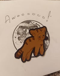 Image 3 of Cozy-core Cat Sticker 🕯🐾