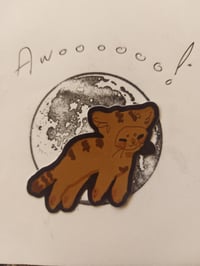 Image 1 of Cozy-core Cat Sticker 🕯🐾