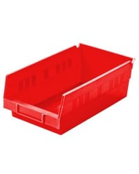 Shelf Bin, 11-5/8 x 6-5/8 x 4", Red AW30130RED Package Qty :12 ($3.53 EA)