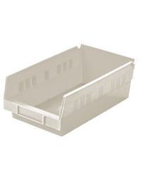 Shelf Bin, 11-5/8 x 6-5/8 x 4", Stone AW30130STONE Package Qty :12 ($3.53 EA)