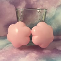 Image 1 of Ball Pit Flower Kandi Earrings