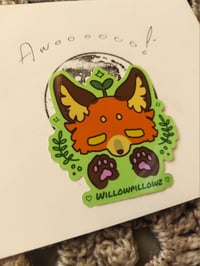 Image 2 of Pack of 3 stickers 🦊🐤🐈‍⬛