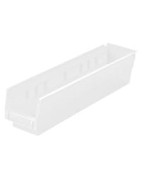 Shelf Bin, 17-7/8 x 4-1/8 x 4", Clear AW30128CLEAR Package Qty :12 ($4.50 EA)