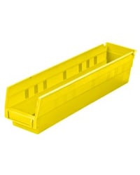 Shelf Bin, 17-7/8 x 4-1/8 x 4", Yellow AW30128YELLOW Package Qty :	12 ($3.38 EA)