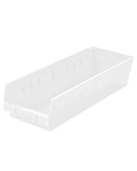 Shelf Bin, 17-7/8 x 6-5/8 x 4", Clear AW30138CLEAR Package Qty :12 ($6.31 EA) 