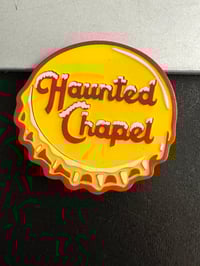 HAUNTED CHAPEL Bottle Cap Pin