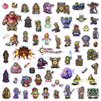 Image 1 of Chrono Trigger Sticker Set (60 Pieces)
