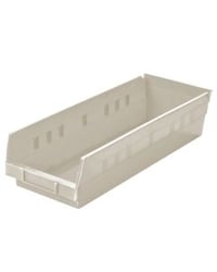 Shelf Bin, 17-7/8 x 6-5/8 x 4", Stone AW30138STONE Package Qty :12 ($4.72 EA)