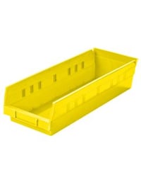Shelf Bin, 17-7/8 x 6-5/8 x 4", Yellow AW30138YELLOW Package Qty :	12 ($4.72 EA)