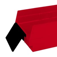 Image 2 of 45 Degree Label Adapter, Black (Package of 24) AW40445BLACK