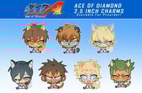 Ace of Diamond Animal Charms