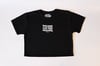 Rabbitman's (PECANS) Crop Tee, (Black)