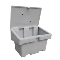 Image 4 of Salt Or Sand (SOS™) Storage Bin, 18.5 Cu.Ft - SOS18-01 Grey NOT Stocked Approximately  2-4 Days