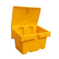 Image 2 of Salt Or Sand (SOS™) Storage Bin, 18.5 Cu.Ft - Yellow SOS18-08 NOT Stocked Approximately  2-4 Days