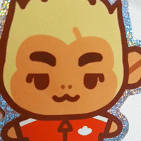 Image 3 of CGI Monkey Glitter Stickers