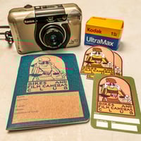 Image 1 of Bikes and Film Cameras Club WITH Konica Z-up 70 Super  35mm Camera