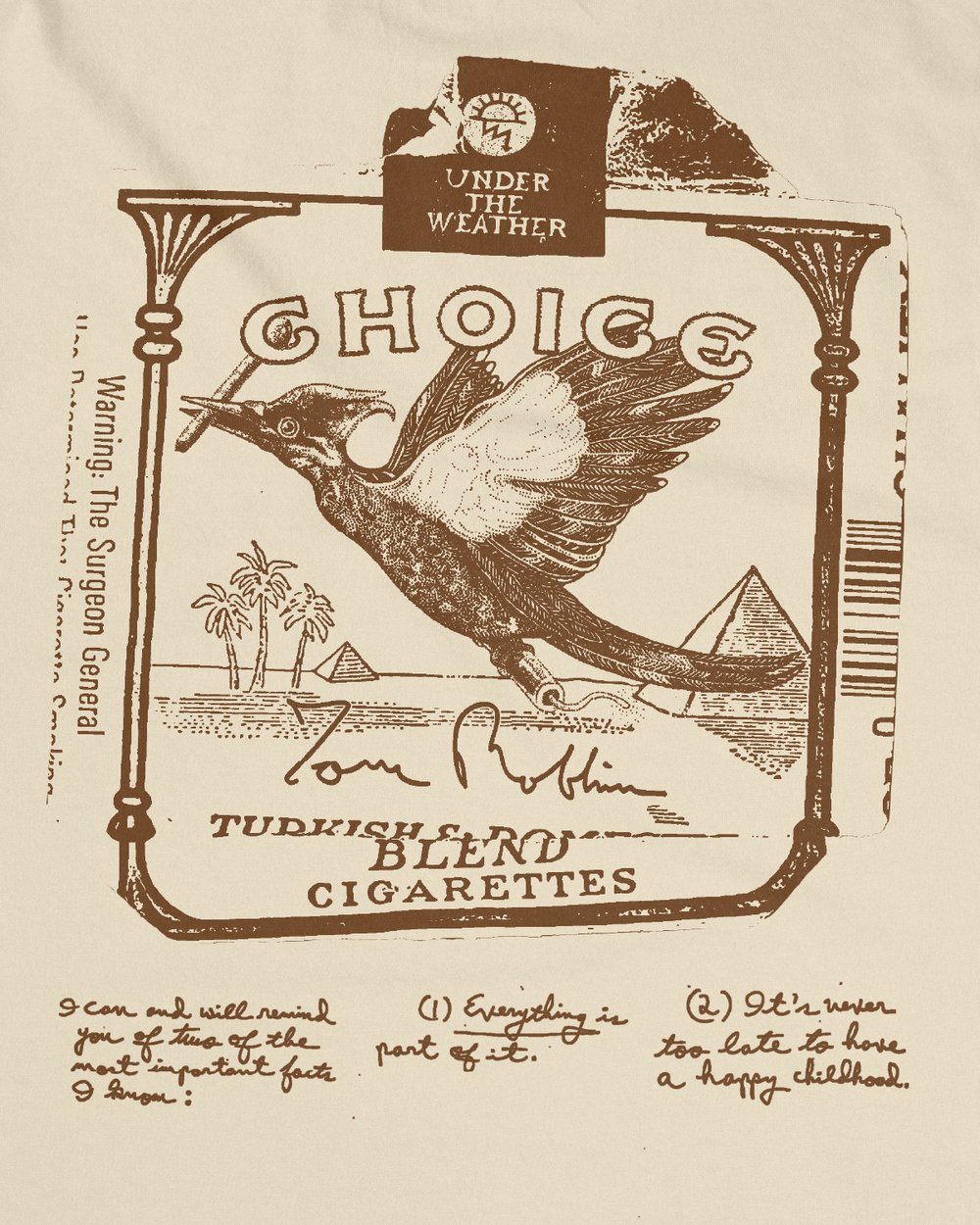 TOM ROBBINS - WOODPECKER/CHOICE - DYED