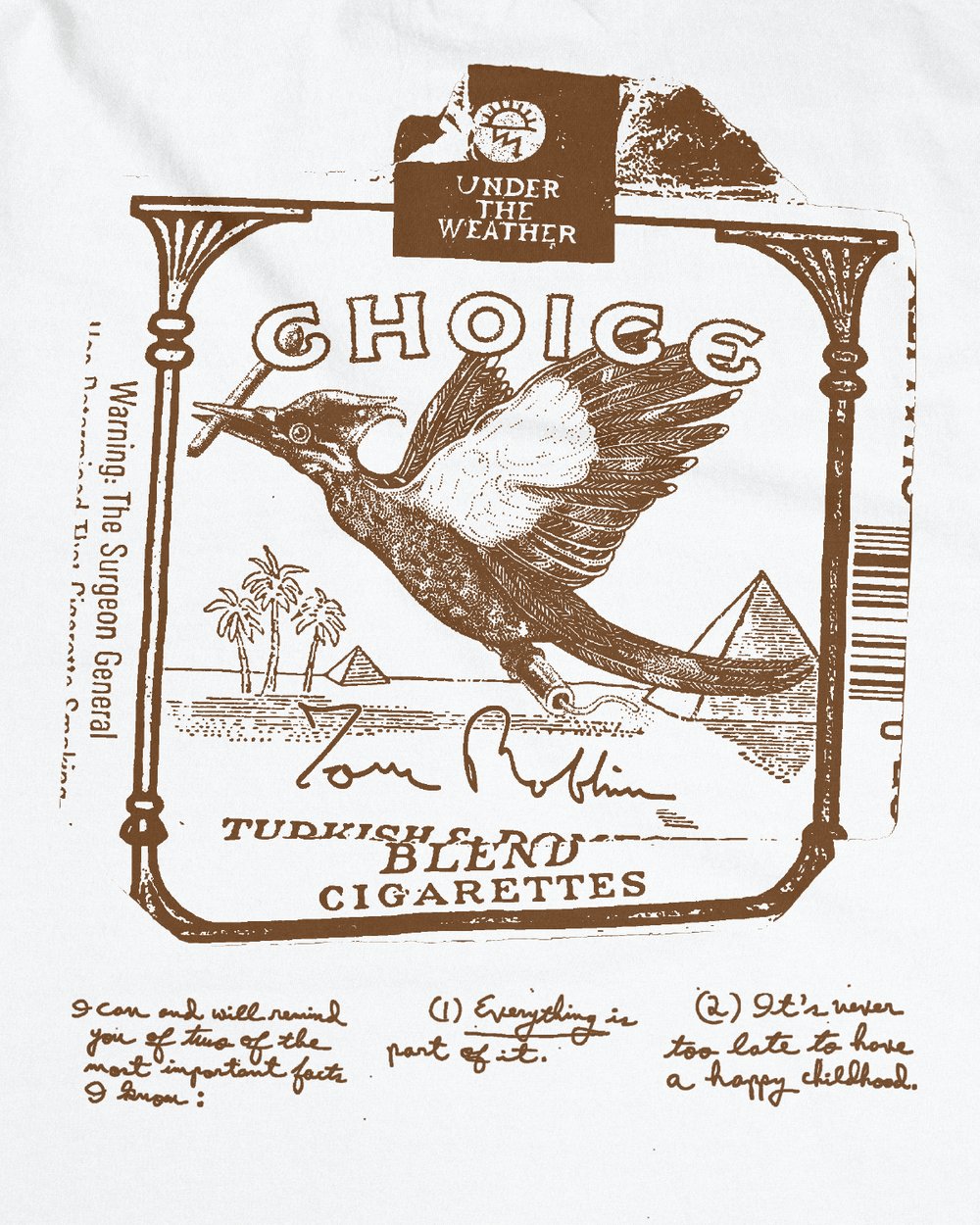 TOM ROBBINS - WOODPECKER/CHOICE - WHITE