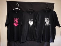 deadboi** black Ts (Pink + White)