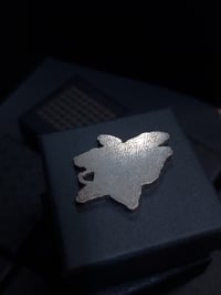 Image 2 of Silver "Shift" pendant- 0.29ct Emerald