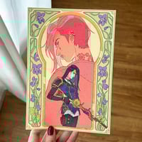 Image 2 of 'Violets' Caitlyn x Vi - A5 Print