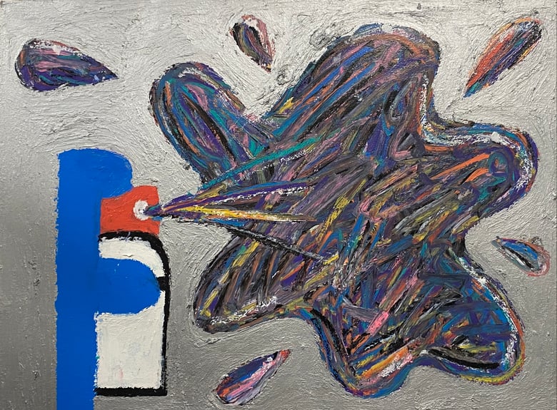 Image of Con esta mancha de pintura quise decirte: nunca te encontré