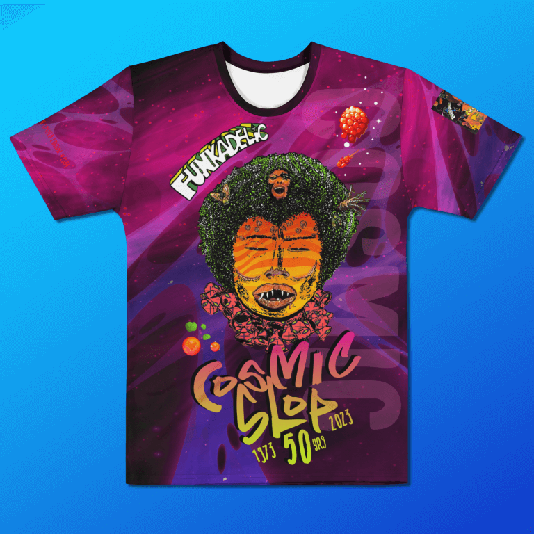 Image of Cosmic Slop 50th Anniversary Vintage Art Re-Mix T-shirt - CS06