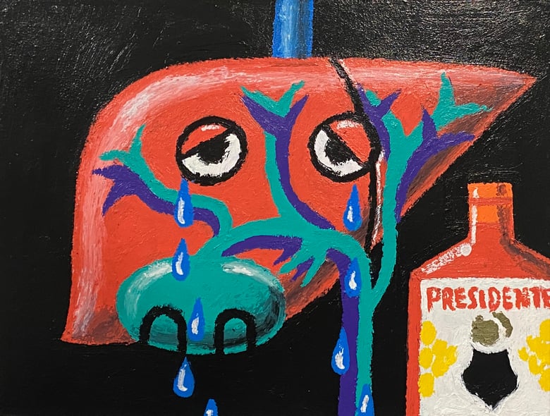 Image of Sufrimiento hepático, hígado roto / Hepatic suffering, broken liver