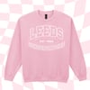 Leeds Conservatoire Varsity Sweatshirt - Pink