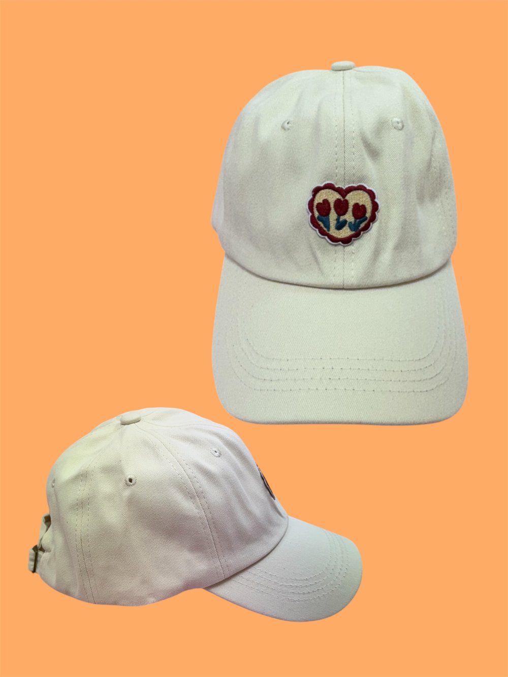 Image of Cute Embroided Caps🍎🐥🍒🐮