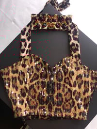 Image 6 of Country Pop Star Animal Print Leopard Cosplay Costume