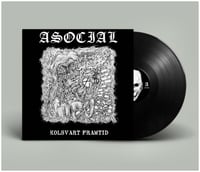 ASOCIAL "Kolsvart framtid" LP
