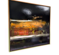 Image 2 of Original Canvas - Swallows - 40" x 40"