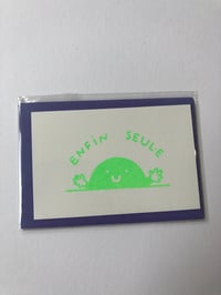 Image 2 of Mini carte Enfin seul.e 🤗