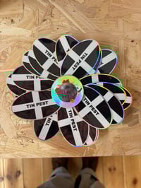 TIN PEST KERNOW FLAG STICKER