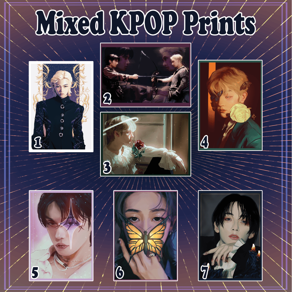 Image of A5 KPOP Prints (Mixed)