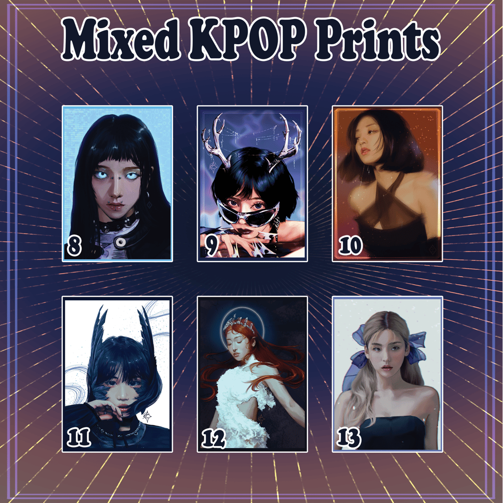 Image of A5 KPOP Prints (Mixed)
