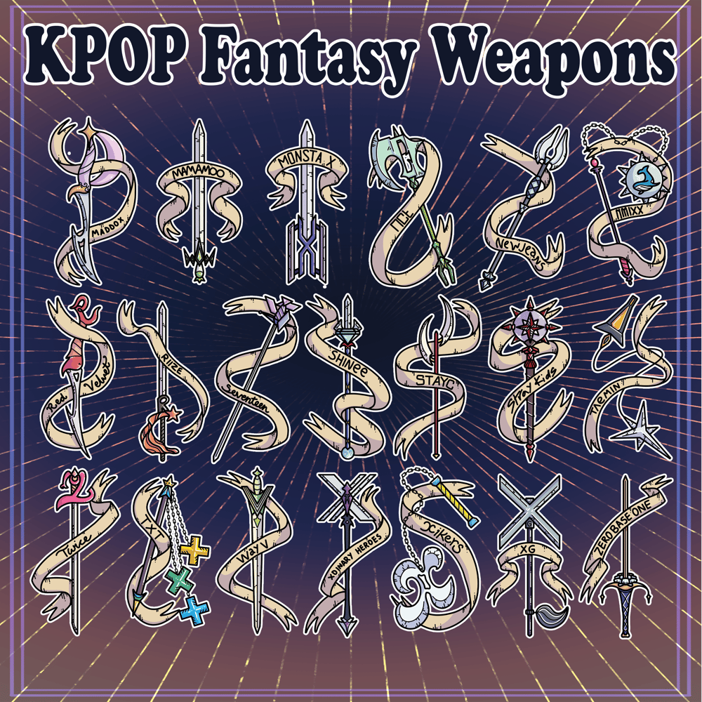 Image of KPOP Fantasy Keychains GROUPS M - Z
