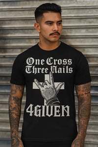 Image 2 of One Cross Three Nails 4Given- Black