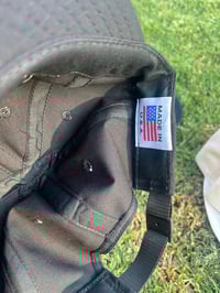 Image 4 of Peace Word Hat Black