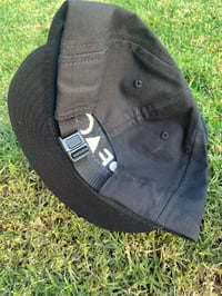Image 2 of Peace Word Hat Black