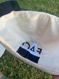 Image 3 of Peace Word Hat White